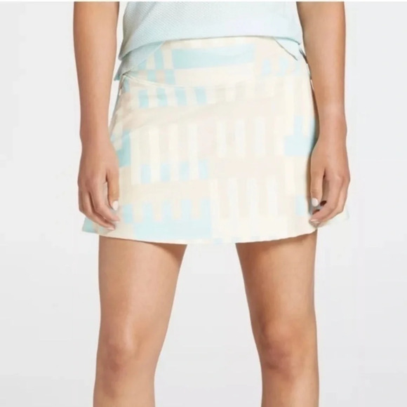 New Calia 16” Eagle Skort Bamboo Blocks Taffy Blue Size XXL - Picture 1 of 9